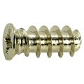 Midwest Fastener Wood Screw, M6.3, 14.5 mm, Nickel Steel Flat Head Phillips Drive, 30 PK 35986